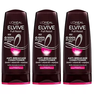 L'Oreal Elvive Full Restore B5 Conditioner 400 Ml X 3 • £13.18