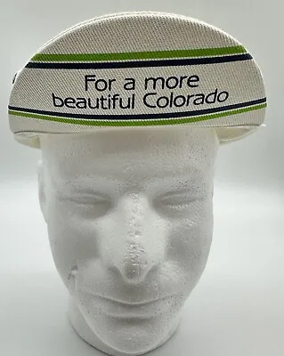 Vintage Beautiful Colorado Lottery USA White Green Cycling Hat Cap • $17.49