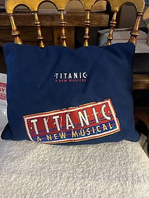 Broadway Titanic The Musical Throw Pillow 12x16 • $14.99