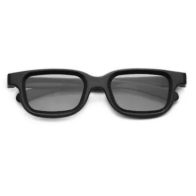  Quality Passive 3D Glasses Black For 3D TV Real 3D Cinemas Universal D7K7 • £2.83