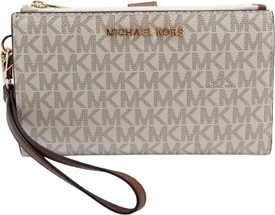 Brand New Michael Kors Jet Set Double Zip Wristlet Phone Wallet • $59