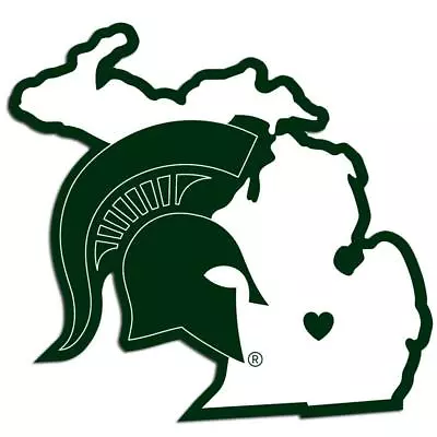 Michigan State Spartans Vinyl Home State Pride Decal [NEW] Auto Car Truck Window • $4.95