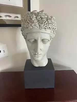 15 Pound Ceramic Vintage 1988 HsoPt Inc. Hermes Or Greek Athlete Statue Head • $225