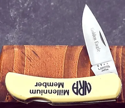 Lakota Golden Eagle Nra Member Lockback Pocket Knife Made In Japan • $28.49