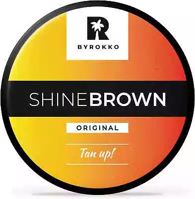 Byrokko Shine Brown FAST Tanning Accelerator Oil For Sunbed & Outdoors Excellent • £16.25