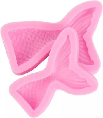 Silicone Mermaid Tail Mold Baking Cake Decoration Jelly Sugar Craft Chocolate Fo • $9.20