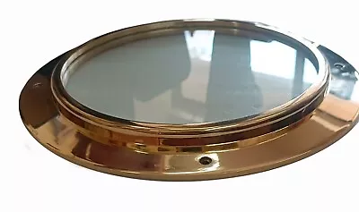 18 INCH SOLID BRASS DEADLIGHT PORTHOLE WINDOW With 8 Mm TEMPERED GLASS21 Lb • $499.99