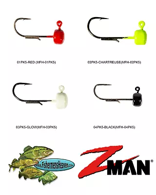 Z-Man Jigheads Micro Finesse ShroomZ (MFH) Pick Any Weight In Any Color • $7.67