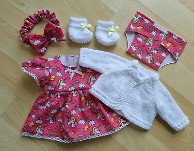 £11.99 • Buy My First Baby Annabell/14 Inch Doll 5 Piece Unicorn & Rainbow Dress Set (80)