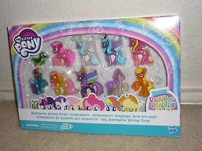 NIB My Little Pony Rainbow Road Trip Collection 10 Sparkling Figures RARE Hasbro • $29.99