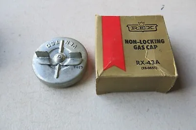 Vintage Rex RX-43A Fuel Gas Tank Cap Fits Pontiac Plymouth Mercury DeSoto Buick • $14.44