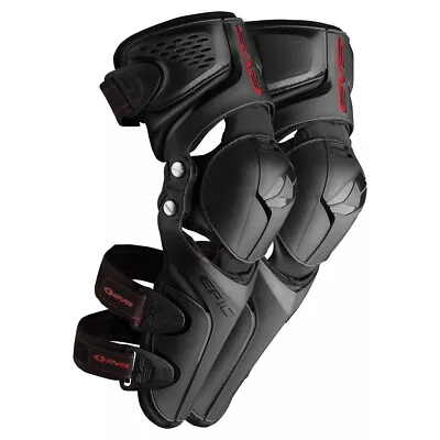 EVS Epic CE Black Motocross Off-Road Protection Knee Pad Adult Small/Medium • $115.95