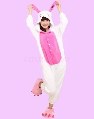 New Adult Animal Kigurumi Cosplay Unisex Fleece Sleepwear Pajamas Onesie Costume • $27.95