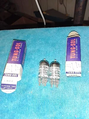 (2) NOS  TUNG SOL 6AU7 TUBES F/ AUDIO PREAMPLIFIER • $24.99