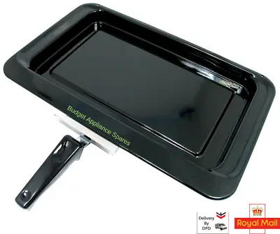 Grill Pan Tray + Handle For Rangemaster Leisure  110 90 55 • £79.99