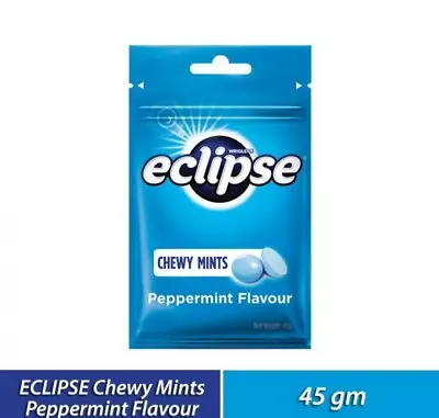 Wrigley's Eclipse Chewy Mints  PEPPERMINT Refresh Breath 8 Packs X 45g • $59.90