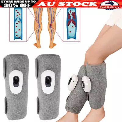 Leg Massager Machine Heating Air Compression Circulation Relaxation Calf New • $42.99