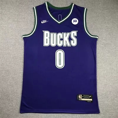 Milwaukee Bucks #0 Damian Lillard Jersey NWT Size MEDIUM • $18