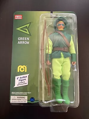 2021 Topps X Mego - Green Arrow 8” Action Figure - In Hand - Print Run: 1754 • $27.99