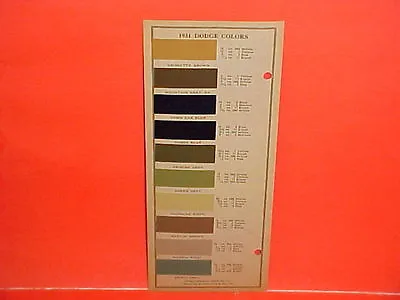 1931 Dodge Roadster Convertible Coupe Sedan Phaeton Rumble Seat Paint Chips • £20.10