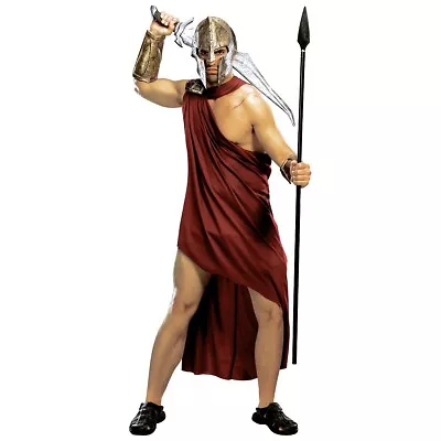 Spartan Costume Adult 300 Greek Warrior Halloween Fancy Dress • $16.78