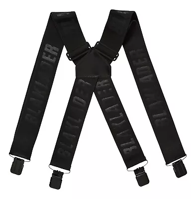 £43.43 • Buy Blaklader Wide Elastic Work Trousers Braces Heavy Duty Metal Clips - 4009