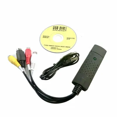 Transfer Convert VCR VHS Video Tape To Computer PC Record DVD USB 2.0 WinXP/2000 • £10.74