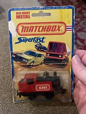 Vintage 1976 Matchbox Superfast No. 43 Steam Locomotive MOC (CC) • $25.63