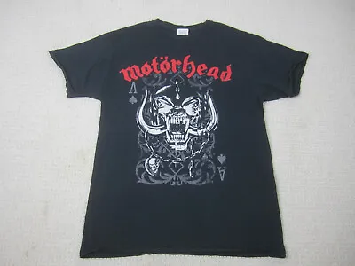 Motorhead Shirt Adult Medium Black King Of Aces Rock Band Tee Crew Neck Mens • $15