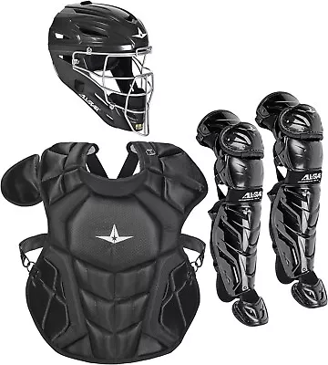 All-Star CKCC1216S7X-S System7 Axis Pro Catcher's Set Ages 12-16 Color Black • $360.95