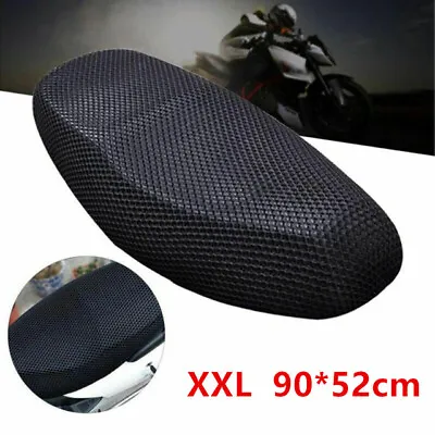 XXL 3D Mesh Motorcycle Moped Motorbike Scooter Seat Covers Cushion Anti-Slip • $11.99