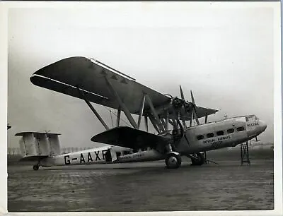 Imperial Airways Handley Page Hp.42 Helena G-aaxf Vintage Photo Ial • £29.95