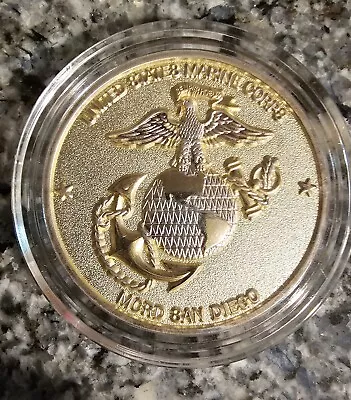 USMC Marine Corps Recruit Depot San Diego MCRD Challenge Coin • $30