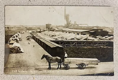 Odanah Wisconsin WI Wis Rppc Postcard Real Photo Picture Planing Mill Lumber • $35.99