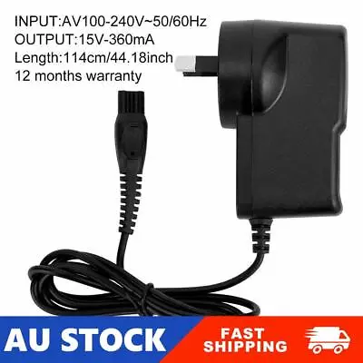 Shaver Charger 15V Charging Power Adapter Cord Fit For Philips HQ8505 7000 5000 • $12.59