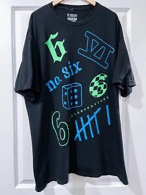 Ed Sheeran X Chinatown Market Collaboration All Over Print Band T-Shirt Size 2XL • $14.54