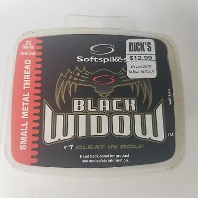 Black Widow Softspikes Classic Golf Small Metal Thread 22 Cleats In Pack • $16.99