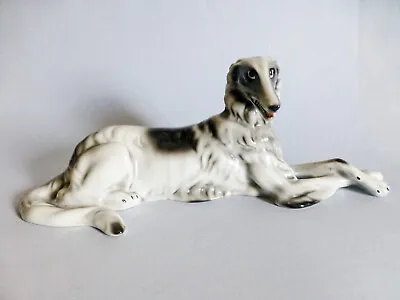 £107.53 • Buy Greyhound Statue,Large Vintage  Walbrzich Porcelain Dog Figurine