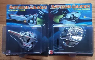 Battlestar Galactica Matel Hotwheels Colonial Viper Cylon Raider Con Exclusive  • $349