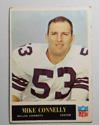 1965 Mike Connelly Dallas Cowboys Center 45 NFL Philadelphia Gum Football • $3