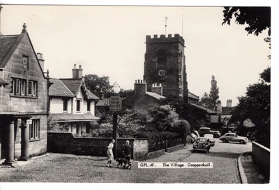 £4 • Buy 1955 RPPC The Village, GRAPPENHALL Near Warrington, Cheshire.