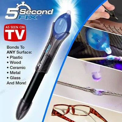 $6.89 • Buy 5 Second Fix UV Light Liquid Welding Kit Welding Compound Glue Repair Tool