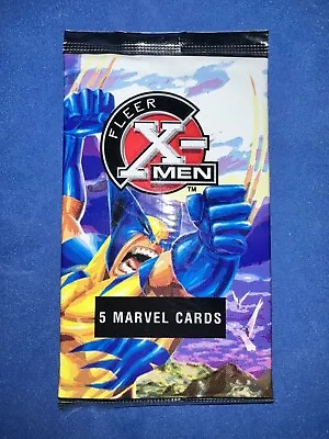 $24.99 • Buy Fleer X-Men Marvel Trading Cards 1996 - Sealed Pack - International - 5 Cards