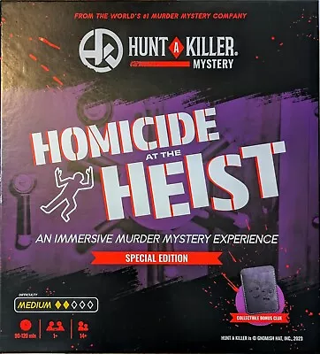 Hunt A Killer  Homicide At The Heist  Immersive Murder Mystery Experience! • $16.99