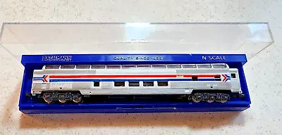 Vintage Bachmann N Scale 85' Full Dome Passenger Car Amtrak 53-1043-06 • $18