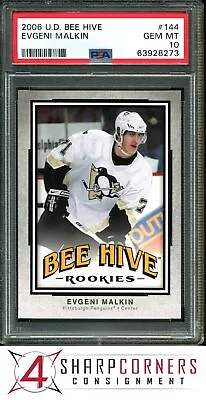 2006 Upper Deck Bee Hive #144 Evgeni Malkin Rc Psa 10 • $0.99