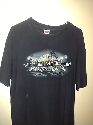 Michael McDonald 2007 Band Tour Shirt Size XL Concert Preowned • $15