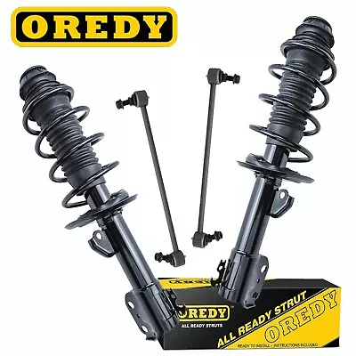 $181.66 • Buy 4PCs Front Complete Struts & Sway Bar End Links For 2006 - 2012 Toyota Yaris