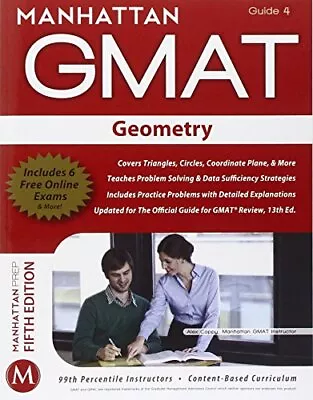 Geometry GMAT Strategy Guide (Manhattan GMAT Instructional Guide 4) By Manhatta • $3.79