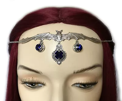 Gothic Vampire Bat Queen Medieval Victorian Circlet Crown Headpiece Headdress • $29.99